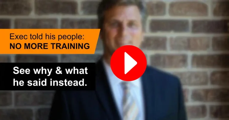 Executive message preview: see why he told his team “No more training” and what he introduced instead