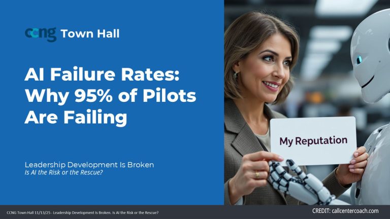 AI failure rates and culture calibrated AI in contact centers