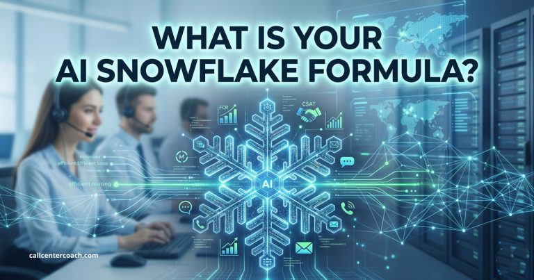 If you’ve been told that AI in the contact center is a simple plug-and-play miracle, you've been misled. The truth is, every operation has its own unique "AI Snowflake Formula"—a specific combination of culture, legacy debt, and customer expectations.